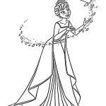 coloriage Reine Des Neiges 2 et dessins