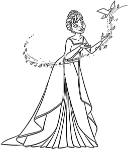 coloriage Reine Des Neiges 2 et dessins