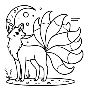 coloriage Renard a imprimer gratuitement