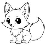 coloriage Renard à imprimer pour enfant de 10 ans