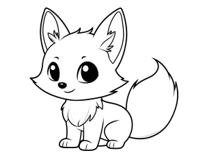 coloriage Renard à imprimer pour enfant de 10 ans