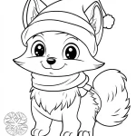 coloriage Renard en ligne pour enfant