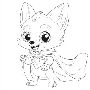 coloriage Renard à imprimer gratuit