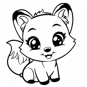 coloriage Renard a imprimer gratuit