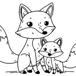 coloriage Renard gratuit