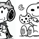 coloriage Snoopy pour enfant à imprimer