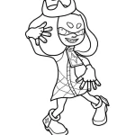 coloriage Splatoon pour enfant à imprimer