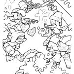 coloriage Splatoon et découpage à imprimer