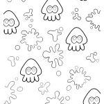 coloriage Splatoon à imprimer pour enfants