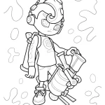 coloriage Splatoon pour enfant a imprimer gratuit