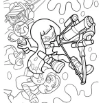 coloriage Splatoon pour enfants a imprimer