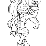 coloriage Splatoon pour enfants à télécharger
