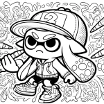 coloriage Splatoon à imprimer gratuit