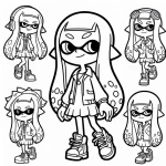 imprimer coloriage Splatoon gratuit