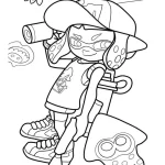 imprimer coloriage Splatoon