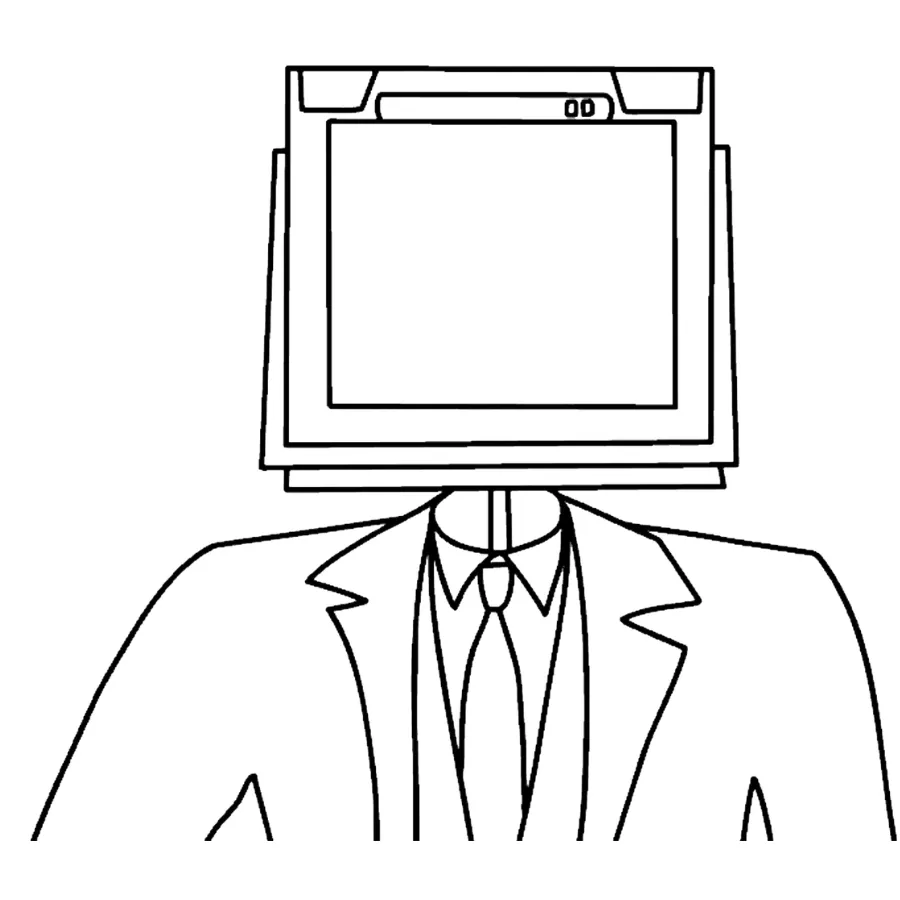 Tranh tô màu TV Man