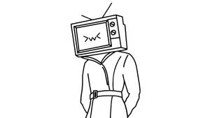 coloriage TV Man pour enfant gratuit