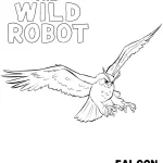 coloriage The Wild Robot à imprimer pdf gratuit