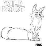 coloriage The Wild Robot de pour enfants
