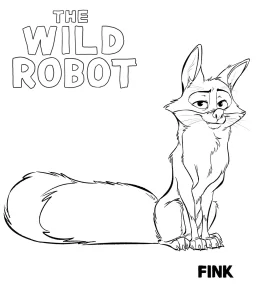 coloriage The Wild Robot de pour enfants