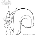 coloriage The Wild Robot pour enfant de 6 ans