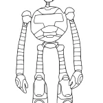 coloriage The Wild Robot pour enfant de 8 ans