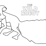 coloriage The Wild Robot a imprimer