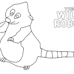 coloriage The Wild Robot de pour enfants