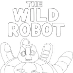 coloriage The Wild Robot a imprimer gratuit