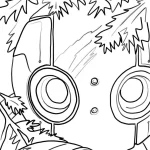 coloriage The Wild Robot pour enfants a imprimer