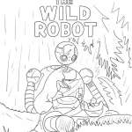 coloriage The Wild Robot a colorier en ligne