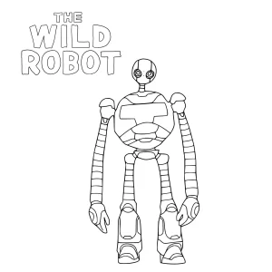 coloriage The Wild Robot gratuit pour enfants