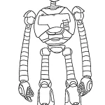 coloriage The Wild Robot a telecharger