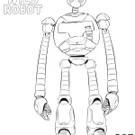 coloriage The Wild Robot pour primaire