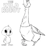 coloriage The Wild Robot en ligne