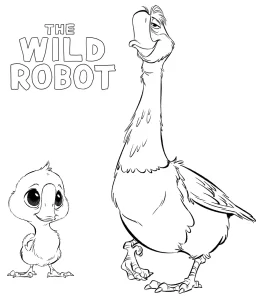 coloriage The Wild Robot en ligne