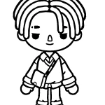 coloriage Toca Boca pour enfants a imprimer