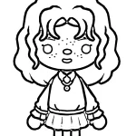 a imprimer coloriage Toca Boca gratuit
