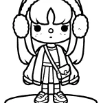 coloriage Toca Boca gratuit en ligne