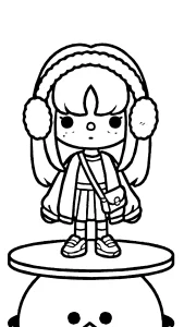 coloriage Toca Boca gratuit en ligne