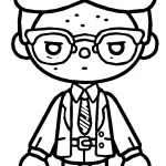 coloriage Toca Boca à imprimer gratuitement pdf