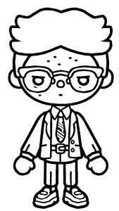 coloriage Toca Boca à imprimer gratuitement pdf