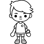 coloriage Toca Boca à imprimer pdf