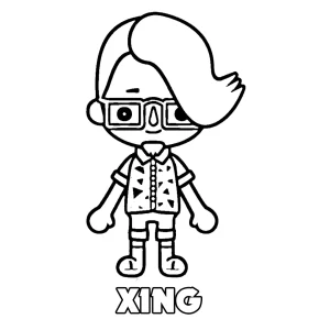 coloriage Toca Boca a telecharger