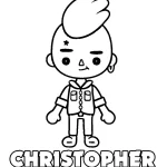 coloriage Toca Boca a dessiner en ligne