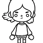 coloriage Toca Boca et apprentissage