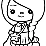 coloriage Toca Boca à imprimer gratuitement pdf