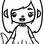 coloriage Toca Boca gratuit à imprimer