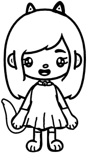 coloriage Toca Boca gratuit à imprimer