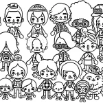 coloriage Toca Boca à imprimer pdf